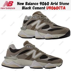 Authentic New Balance 9060 newest color aire stone/black cement size 10.5